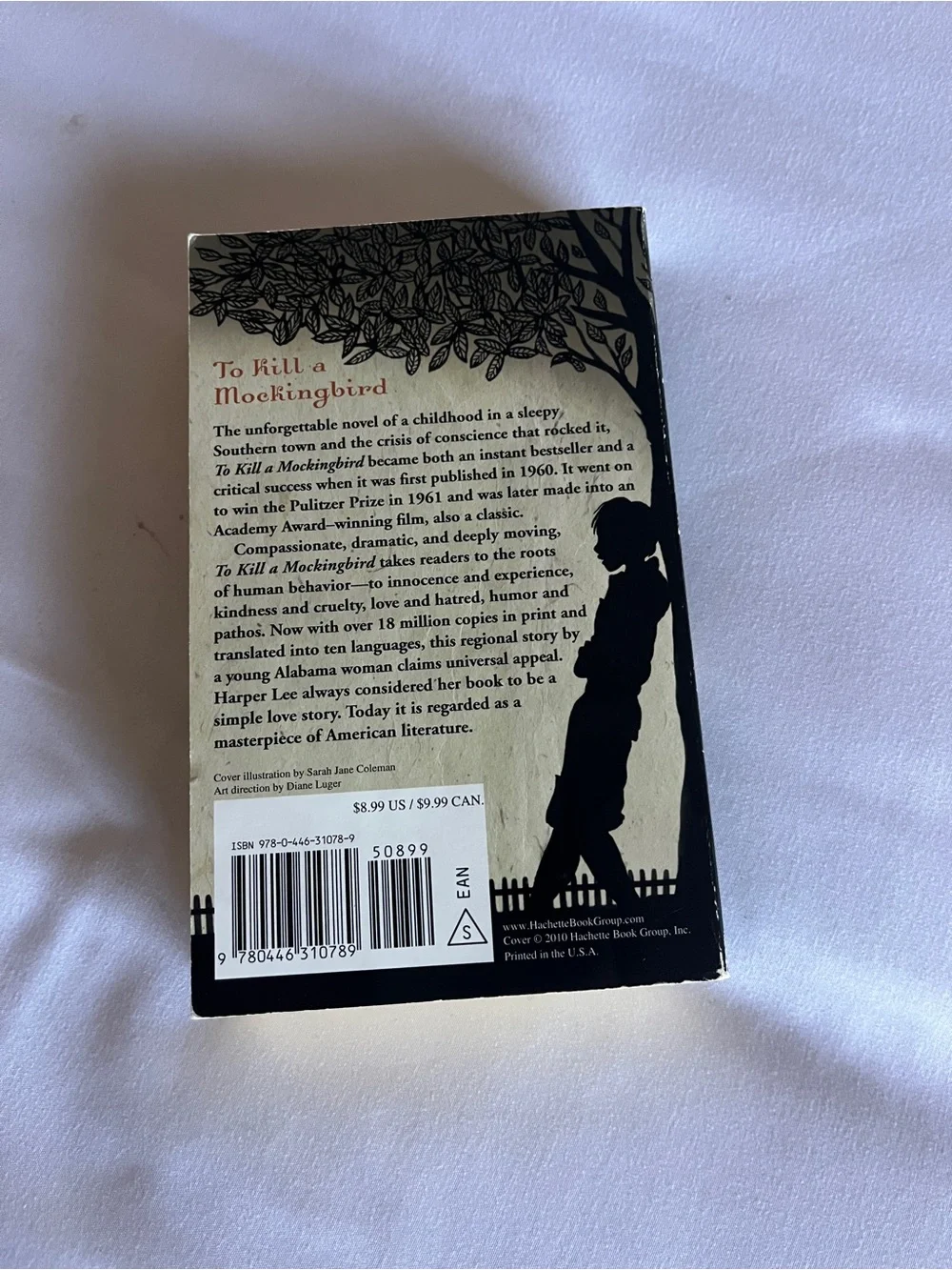 Harper To Kill a Mockingbird Paperback Book - Black & Cream